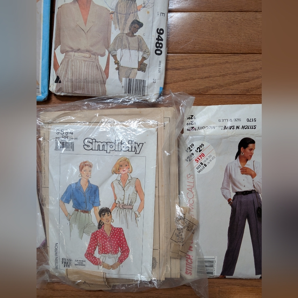 Vtg Sewing Pattern Lot B Simplicity McCalls Butterick - 10 Patterns- Plus Size - Picture 7 of 13